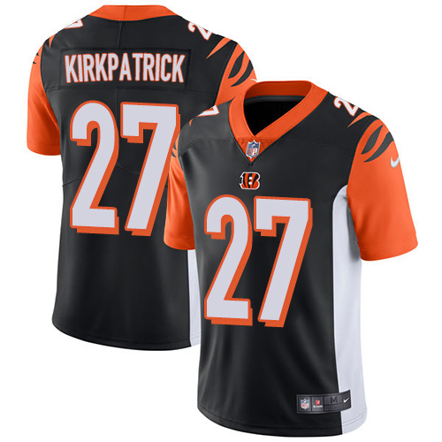 2019 men Cincinnati Bengals #27 Kirkpatrick black Nike Vapor Untouchable Limited NFL Jersey->cincinnati bengals->NFL Jersey
